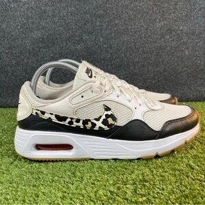 Nike Air Max SC Sneakers Women's Size 9.5 Leopard White Animal Print DZ5200-100